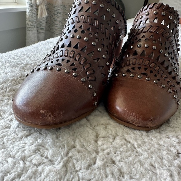 Brighton Manet leather studded slip on heeled mules - Picture 10 of 10